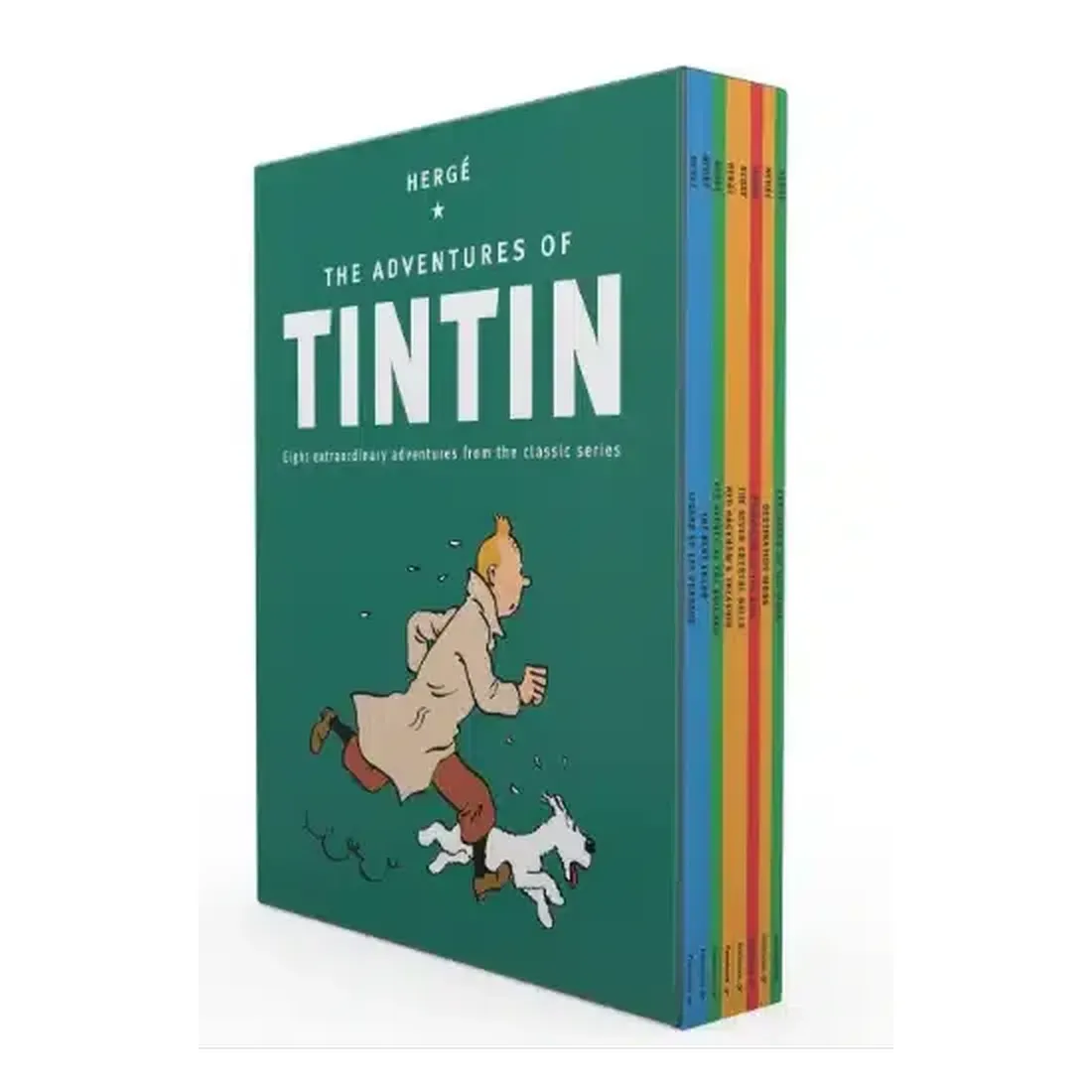 The Adventures of Tintin: 8 Title Paperback Boxed Set