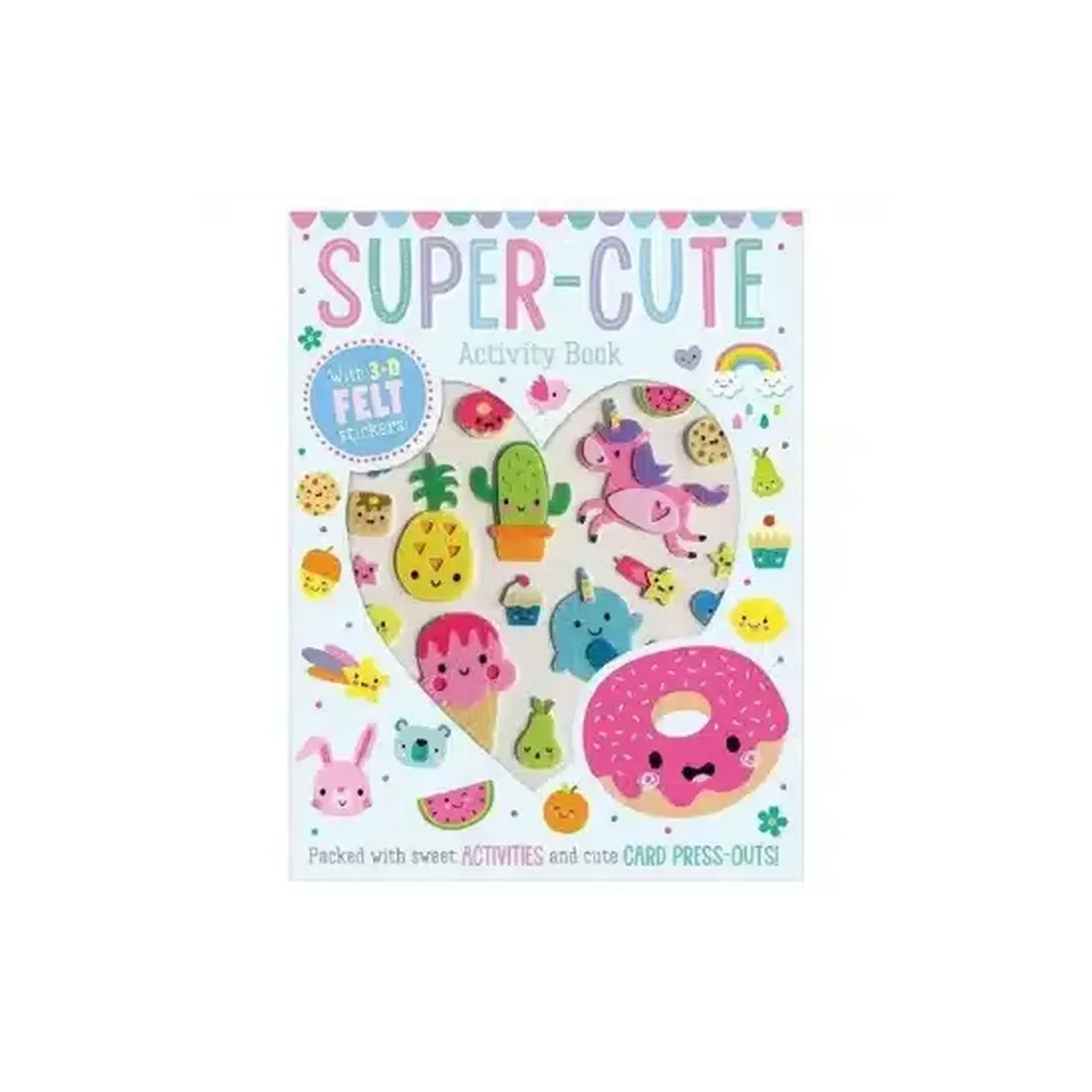 Felt Stickers Super Cute Activity Book