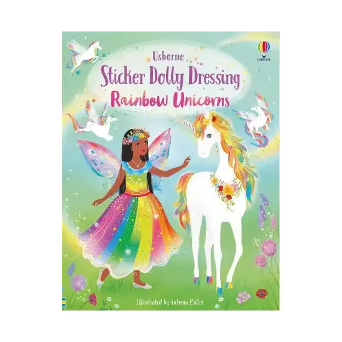 Sticker Dolly Dressing Rainbow Unicorns