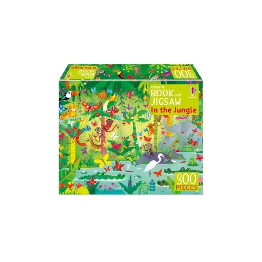 Book And Jigsaw In The Jungle