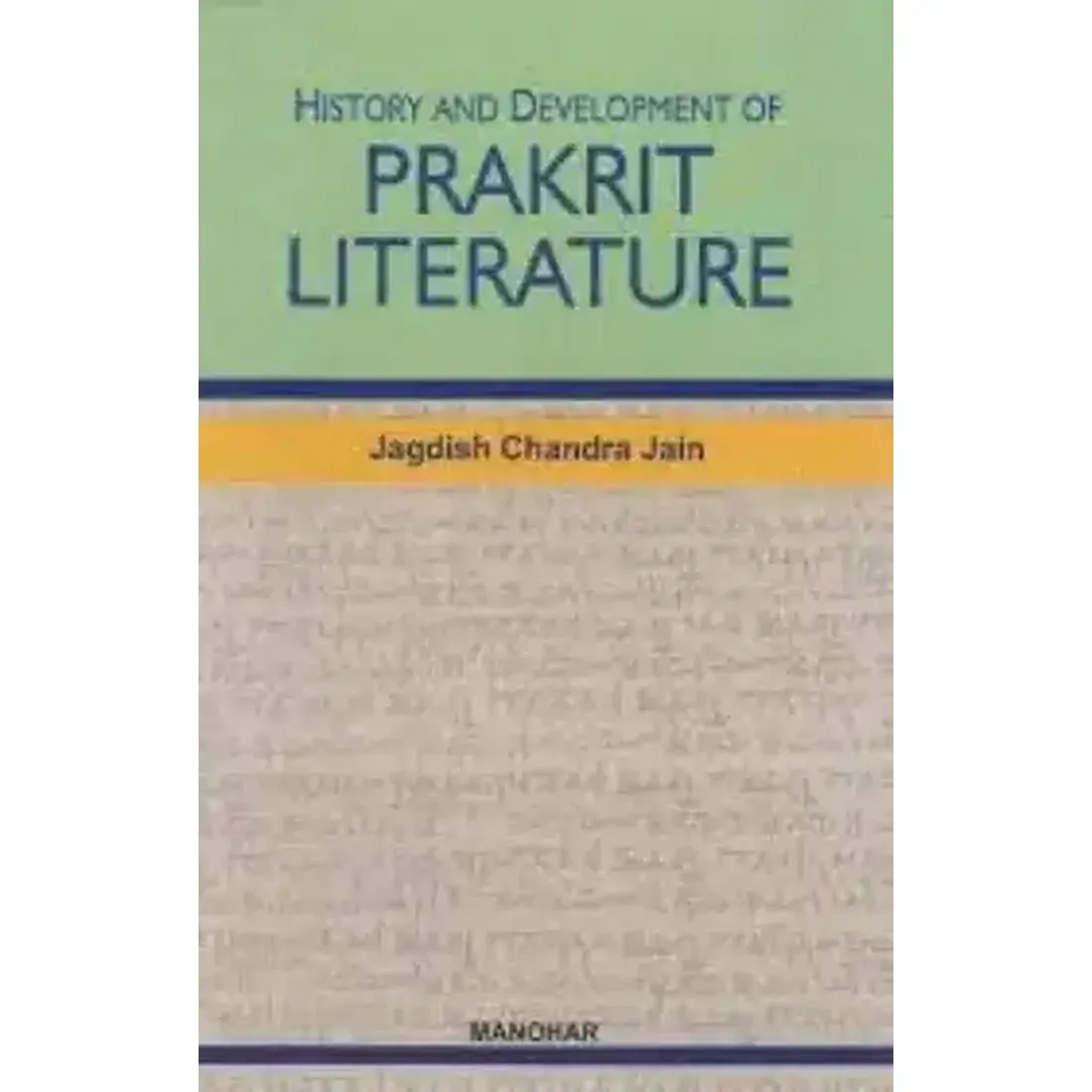 History and Development of Prakrit Literature