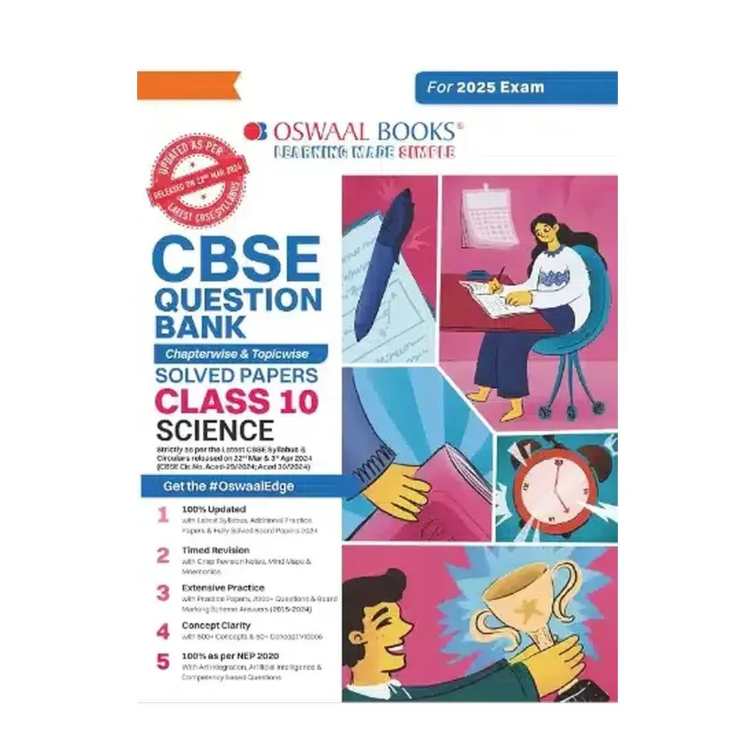 Oswaal CBSE Question Bank Class 10 Science, Chapterwise and Topicwise Solved Papers For Board Exams 2025