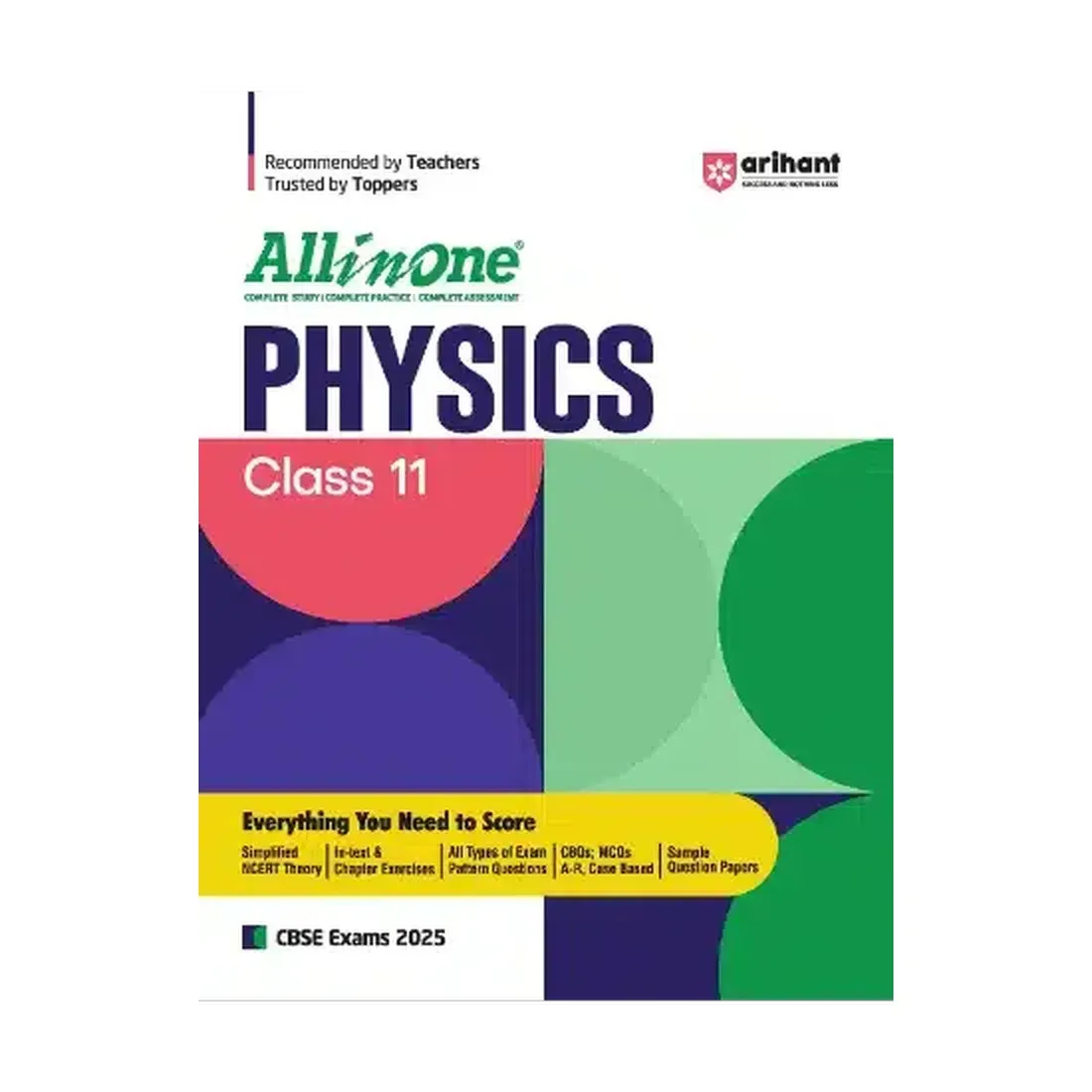 All In One PHYSICS Class 11 Based On Latest NCERT For CBSE Exams 2025 | Mind map in each chapter | Clear & Concise Theory | Intext & Chapter Exercises | Sample Question Papers