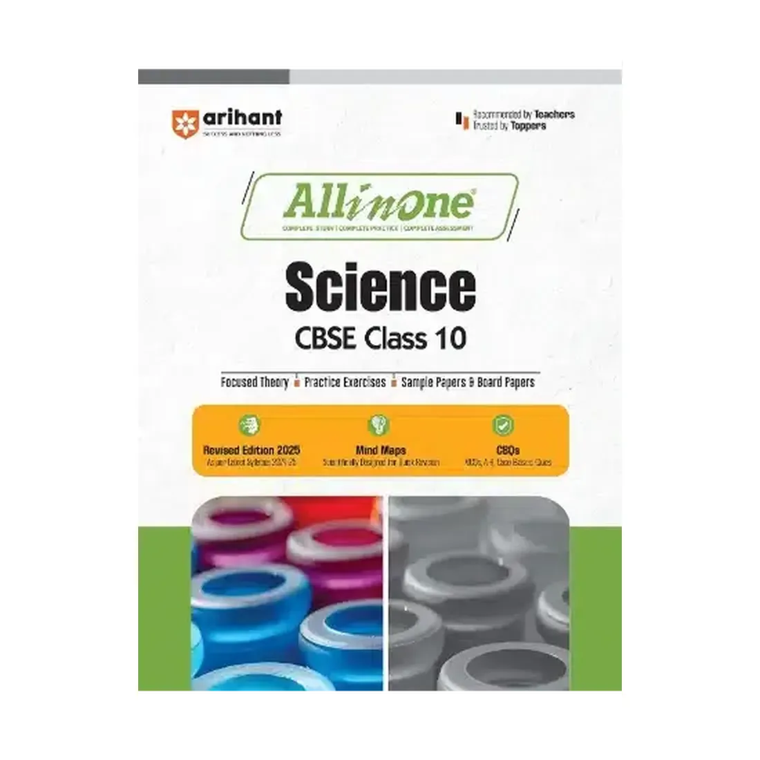All In One Science CBSE Class 10th Based On Latest NCERT For CBSE Exams 2025 | Mind map in each chapter | Clear & Concise Theory | Intext & Chapter Exercises | Sample Question Papers