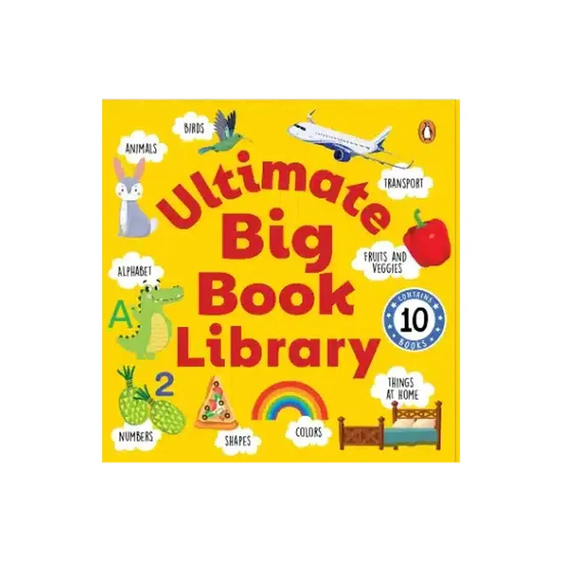 Ultimate Big Book Library : Boxset of 10 Illustrated Board Books for PreSchool Kids