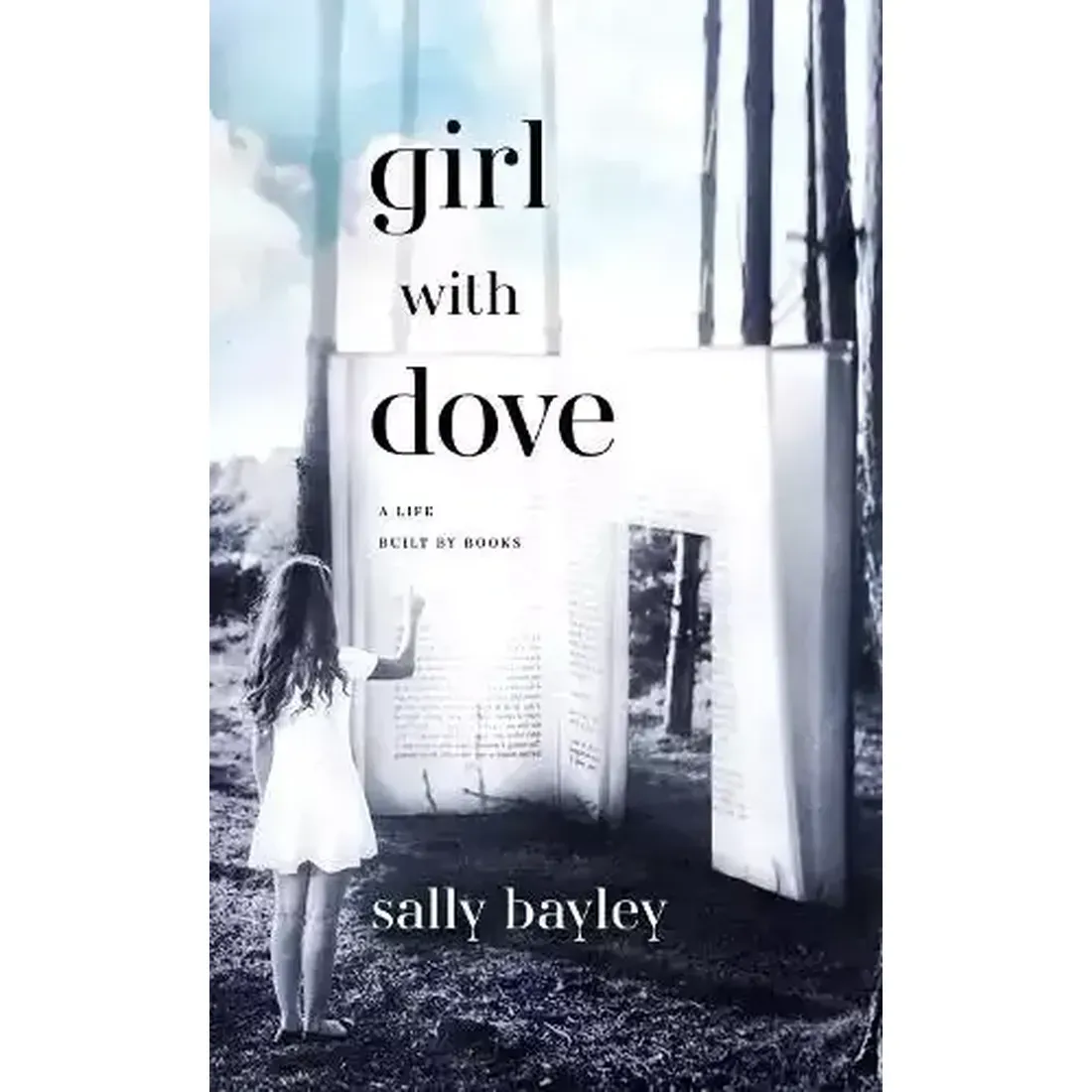 GIRL WITH DOVE - A LIFE BUILT BY BOOKS